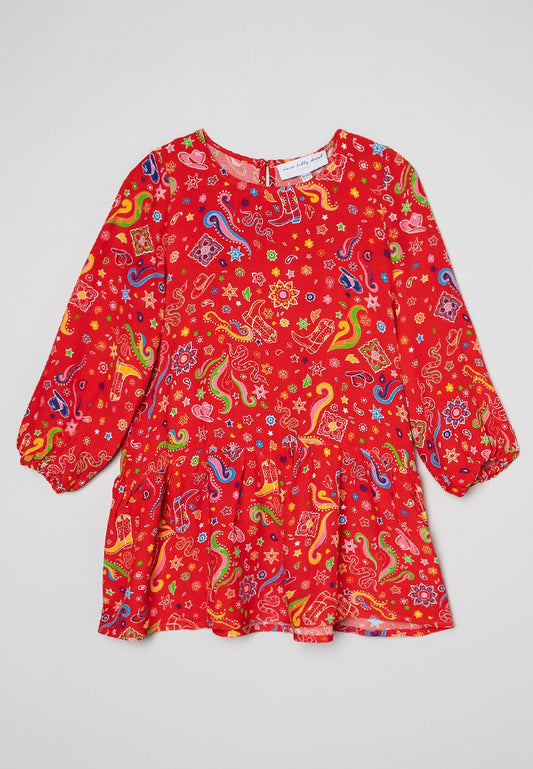 Never Fully Dressed Kids NFD Red Dolly Mini Dress red (ZZO1R0610-T00) Kids