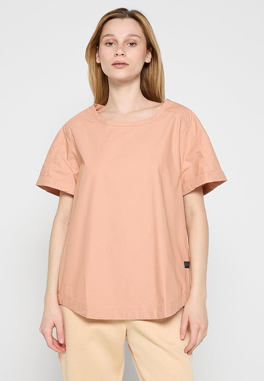 Woven tee wmn s\s Women
