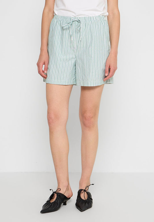 Striped Easy Drawstring Short Women