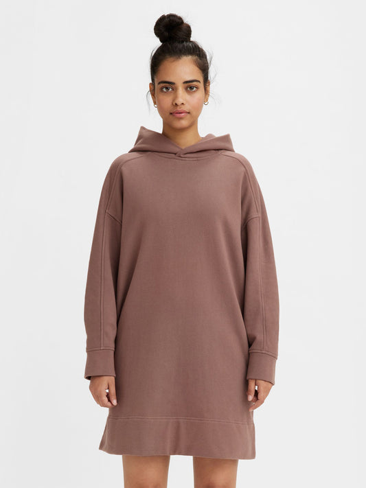 Levi's Old Pink Hooded Sweatshirt Dress (A2950-0000-3417838) Women