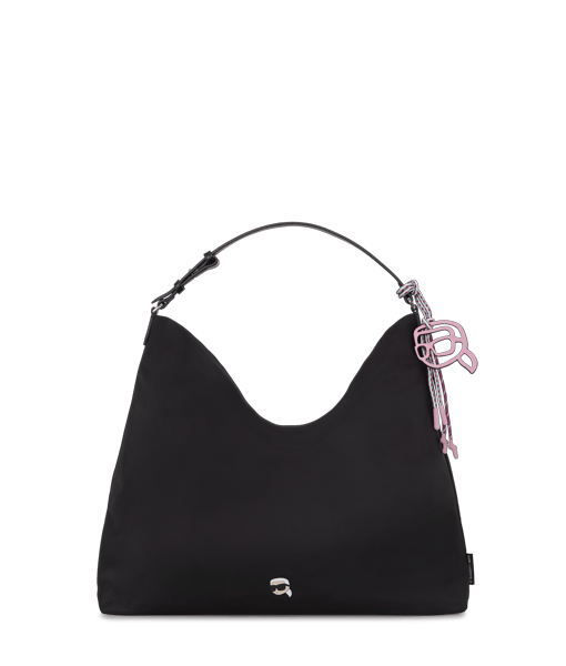 Karl Lagerfeld Ikon Nylon Hobo Black (A4W30013999) Women