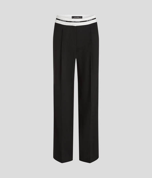 Karl Lagerfeld Bw Essential Suit Pants Black (B1W10002999) Women