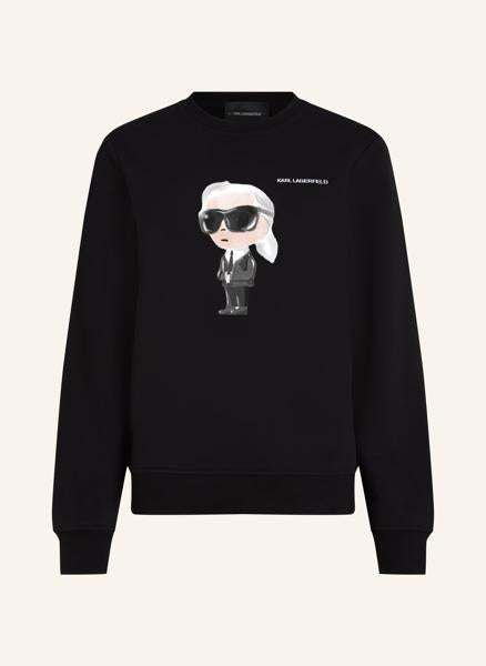 Karl Lagerfeld Ikon Aquarelle Karl Sweatshirt Black (B2W20044999) Women