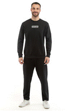 Bikkembergs Pullover and Pants Set Black (BK0064F001) Men
