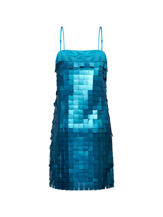 Silvian Heach Short Dress Vorkim Blue Pool (CVP25061VE) Women