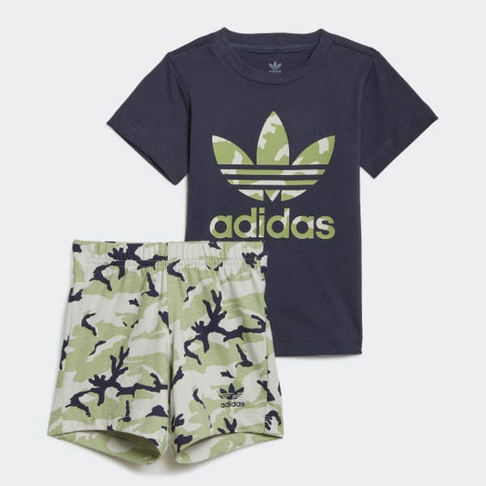 Adidas SHORT TEE SET NAVY (HE6928) Kids