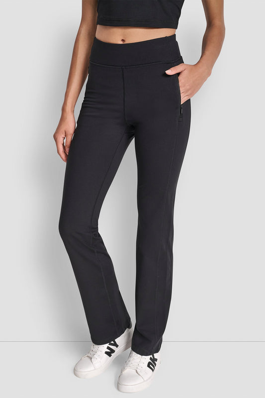 DKNY High Waist Bootcut Pants Black (DP5P3529BLK) Women