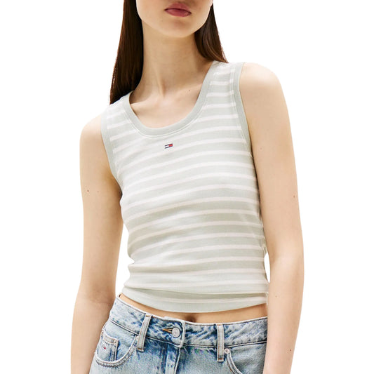 Tommy Hilfiger Essential Ribbed Flag Embroidery Slim Tanktop (DW0DW20673-0CD) Women