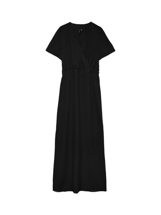 Kitta Short Sleeve Long Dress Black (10332938) Women