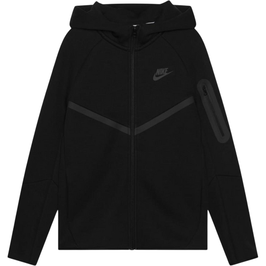 Nike Tech Fleece Zip Hoodie Black (GS) Kids