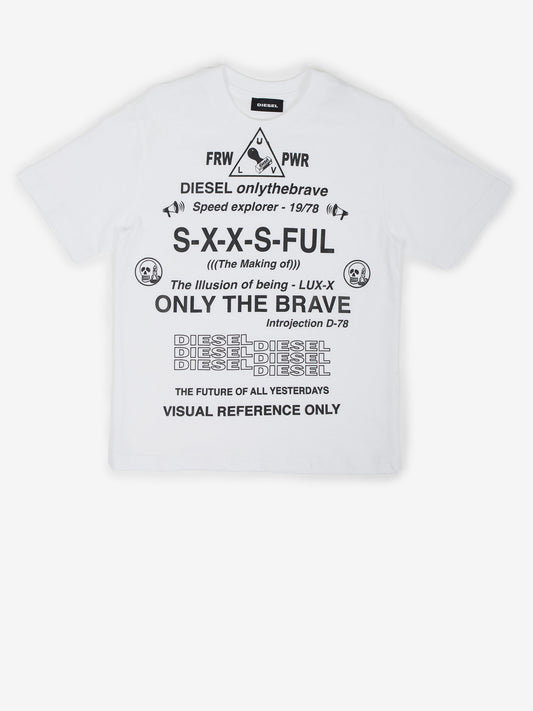 Diesel T-Shirt White (J00105-00YI9-3453508) Kids