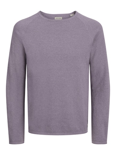 Jack & Jones Essentials JJEHILL KNIT CREW NECK NOOS Gray Ridge (12157321-GrayRidge) Men