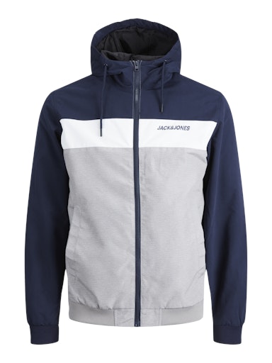 Jack & Jones Essentials JJERUSH HOOD BOMBER NOOS Navy Blazer (12200208-NavyBlazer) Men