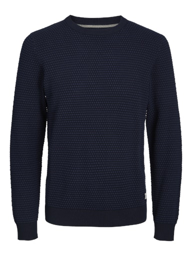 Jack & Jones Essentials JJEATLAS KNIT CREW NECK NOOS Mood Indigo (12212816-MoodIndigo) Men