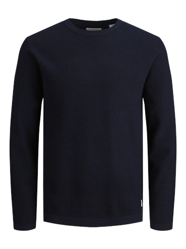 Jack & Jones Essentials JJEGUSTAV KNIT CREW NECK NOOS Black (12201706-Black) Men
