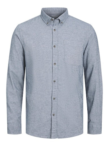 Jack & Jones Essentials JJECLASSIC MELANGE SHIRT LS NOOS Faded Denim (12235974-FadedDenim) Men