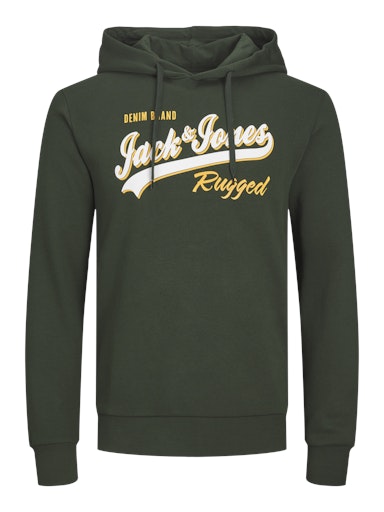 Jack & Jones Essentials JJELOGO SWEAT HOOD 2 COL 23/24 NOOS Mountain View (12233597-MountainView) Men