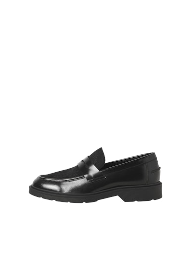 Jack & Jones Additionals JFWCOSTA LEATHER LOAFER STYD LN Black (12285305-Black) Men