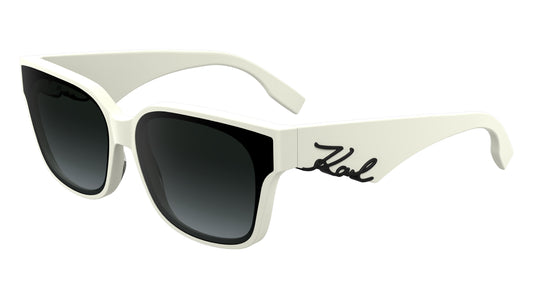KARL LAGERFELD WHITE Sunglasses (KL6161S-105) Women