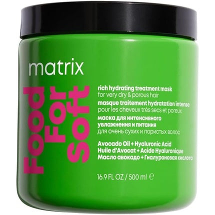 Matrix Food for Soft Mask Rich Hydrating Hair Treatment for Dry and Porous Hair 500ml