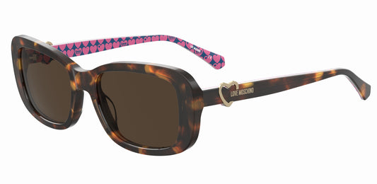 LOVE MOSCHINO BROWN Sunglasses (MOL060S05L557) Women