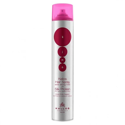 Kallos Kjmn Hair Spray Silk Protein Super Strong Hair Lacquer 750ml