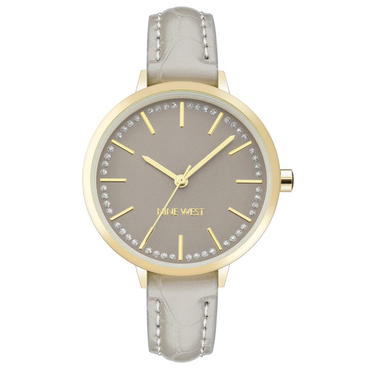 Nine West Quartz Watch Gold (NW-2554GYGY) Women