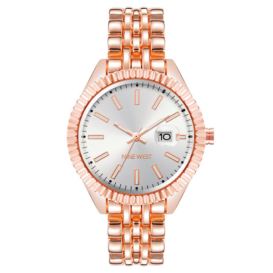 Nine West Quartz Watch Pink (NW-2660SVRG) Women
