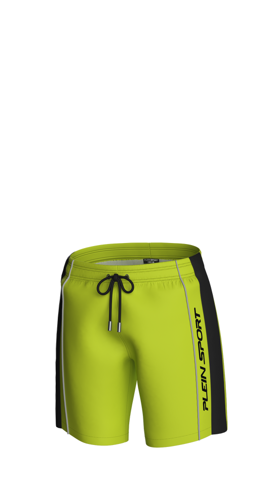 Plein Sport VERTICAL LONG BOARDSHORT (PS26MBL01_29_YELLOW_FLUO) Men