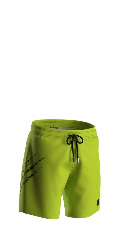 Plein Sport SCRATCH LONG BOARDSHORT (PS26MBL02_29_YELLOW_FLUO) Men