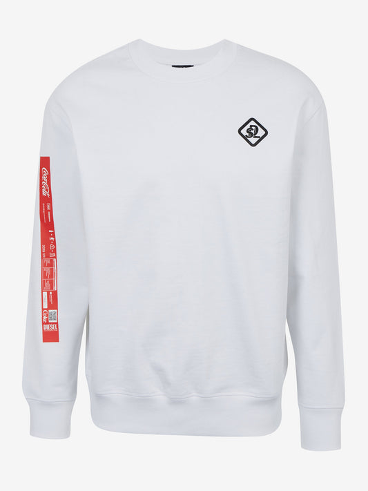 Diesel Cola Sweatshirt White (SHPV0QAZV100-3320149) Men