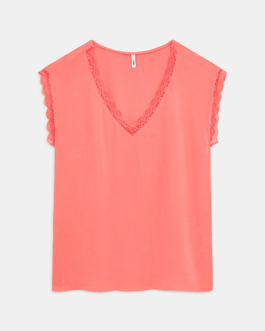 ONLY Top Coral (18T3336C24) Women