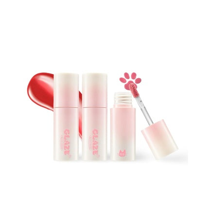 Black Rouge Chewy Lip Glaze High Shine Lip Gloss Korean Beauty Gz05 Apple Dew 3.5 Grams