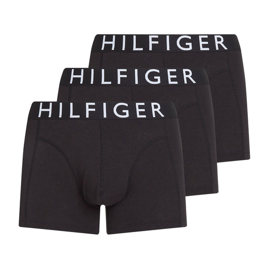 Tommy Hilfiger Logo Waistband Trunk Boxershorts Men (3-pack) Black / White (UM0UM03464-0WE) Men