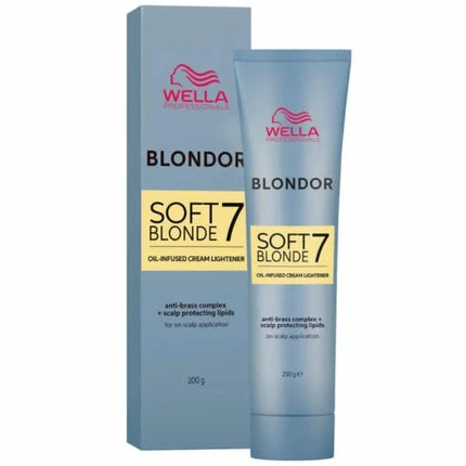 Wella Professionals Blondor Soft Blonde 7 Oil Infused Cream Lightener 200g