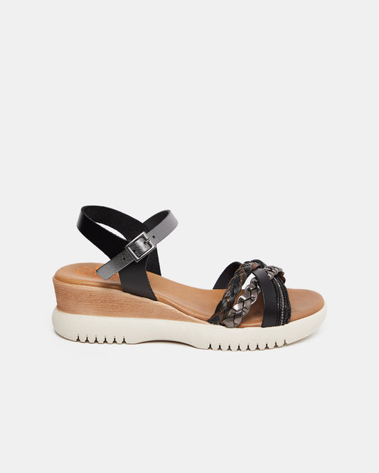 PORRONET Sandals Black (17V784C2) Women