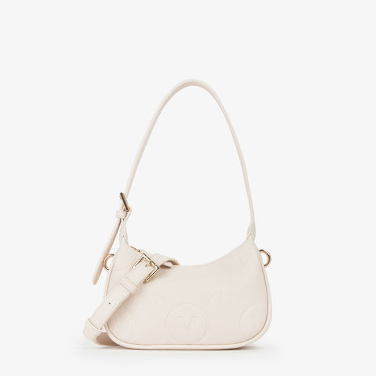Mario Valentino Cream Shoulder Bag White (VBS8ZG13-991) Women