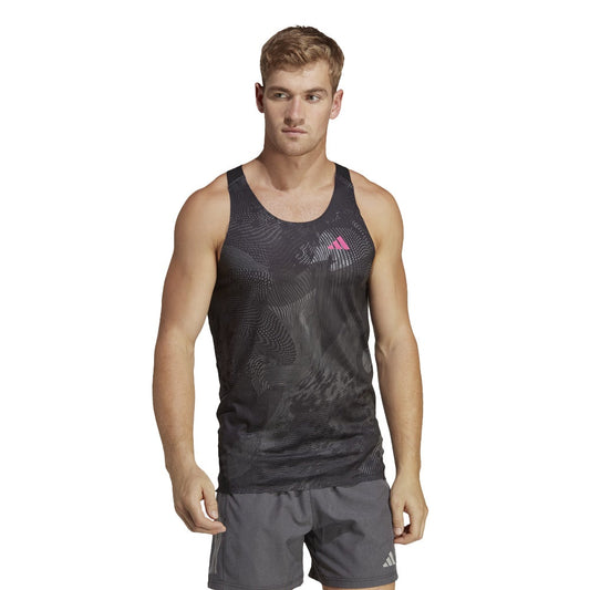 Adidas ADIZERO SINGLET BLACK (HN8009) Men