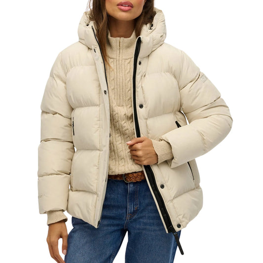 Superdry Hooded 5 Baffle Sports Puffer Jacket (W5012004A-RUT) Women