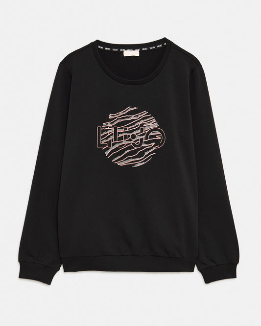 LIUJO Hoodie Black (18X321C2) Women