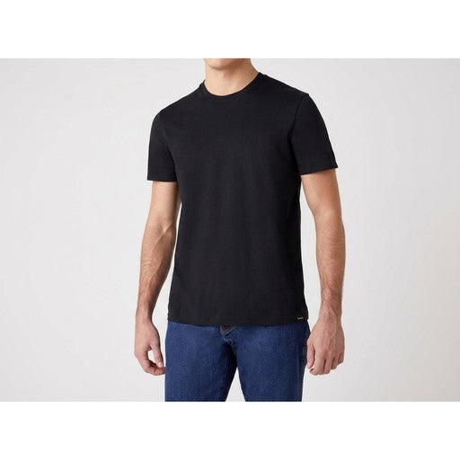 Wrangler Essential Cotton T-Shirt Black, Men