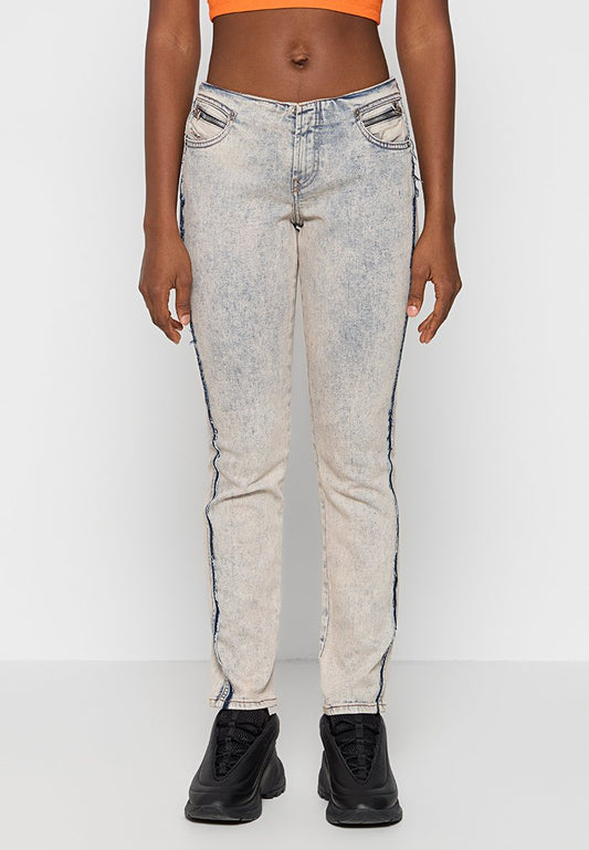 Diesel D TAIL RE PANTALONI Light Blue (ZZO2U4747-K00) Women