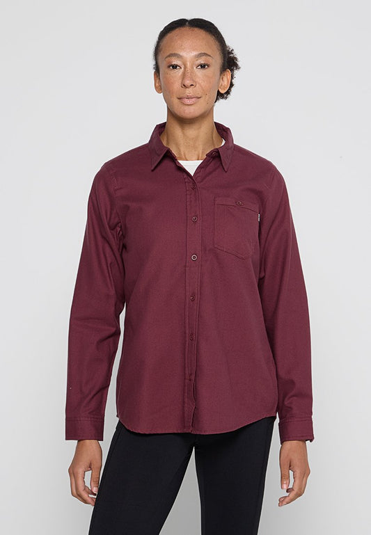 Burton 's Favorite Flannel Long Sleee Bordeaux (ZZO2UY0AM-I00) Women