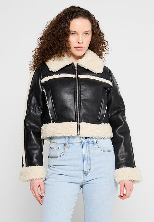Abercrombie & Fitch Coats & Jackets Black (ZZO2V8495-Q00) Women