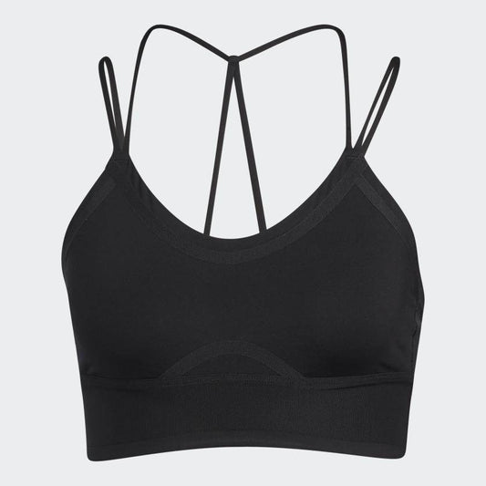 Adidas LONG YOGA BRA BLACK_WHITE (GL0582) Women