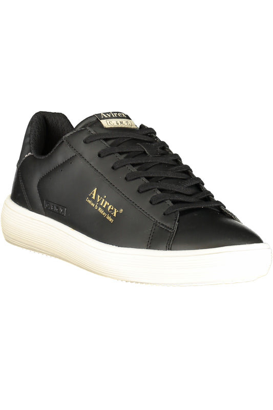 AVIREX Sneakers Black (ROYCE001LEPSUP) Men