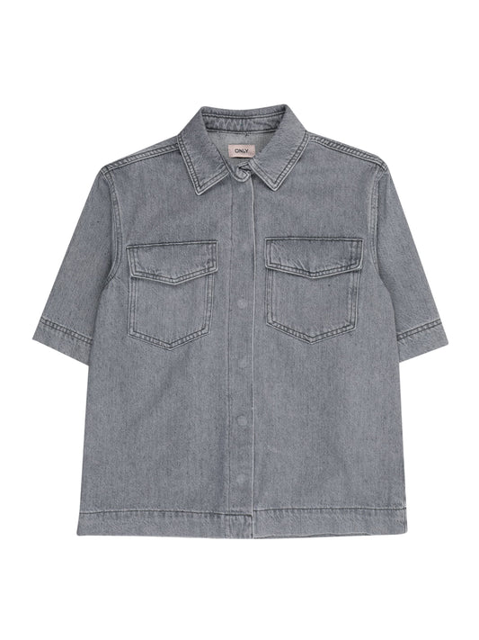 KIDS ONLY KOGSOPHIE S/S OVERSIZE DNM SHIRT AZG (24441060) Kids