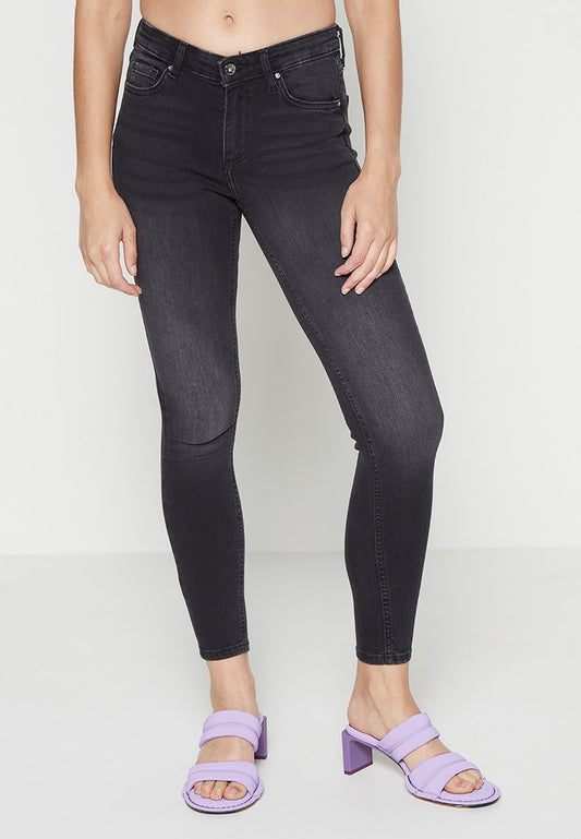 ONLY ONLLEILA REG WAIST SK ANK DNM TAI BOX (ZZO1Y6H05) Women