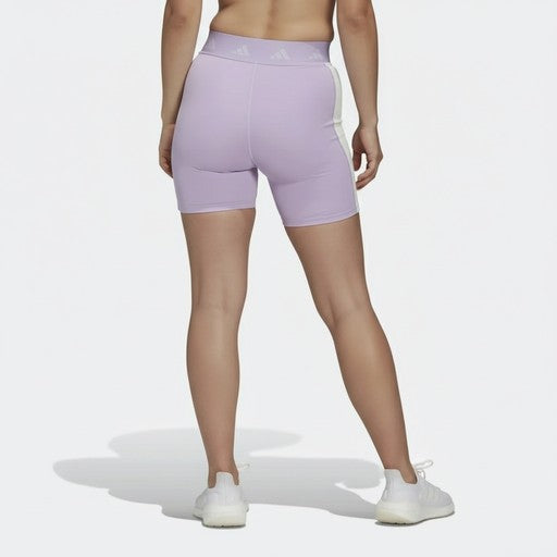 Adidas Women's High-Waisted Shorts Purple, Women