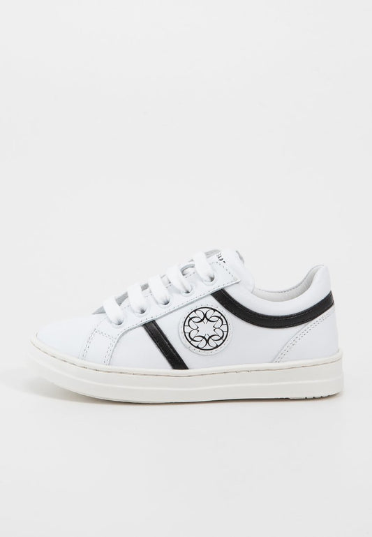 Elie Saab LEATHER LOW SNEAKERS LACE UP white (ZZO2JFV07-A00) Kids
